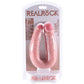 RealRock U Shaped 7 Inch Double Dildo in Light