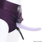 Ouch! Vibrating Purple Strap-on Strappy Thong in XL/2XL