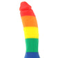 Colours Pride Edition 8 Inch Silicone Dildo in Rainbow