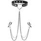 Sex & Mischief Amor Collar with Nipple Clamps