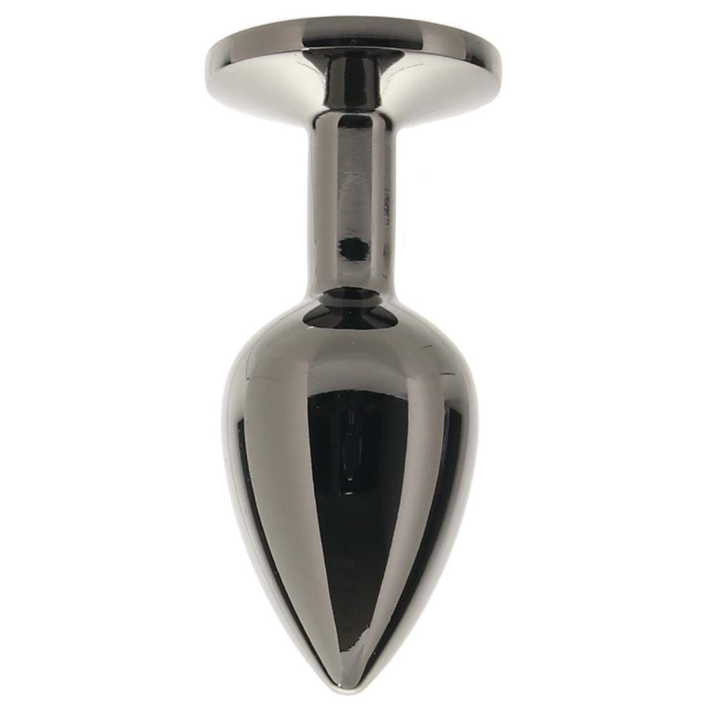 Black Gem Anal Plug in Small PinkCherry Black Gem Anal Plug in Small PinkCherry