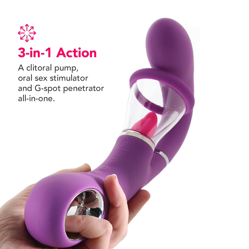 Fantasy For Her Ultimate Pleasure Pro Stimulator PinkCherry Fantasy For Her Ultimate Pleasure Pro Stimulator PinkCherry