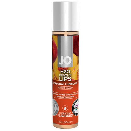 H2O Flavored Lube 1oz/30ml in Peachy Lips
