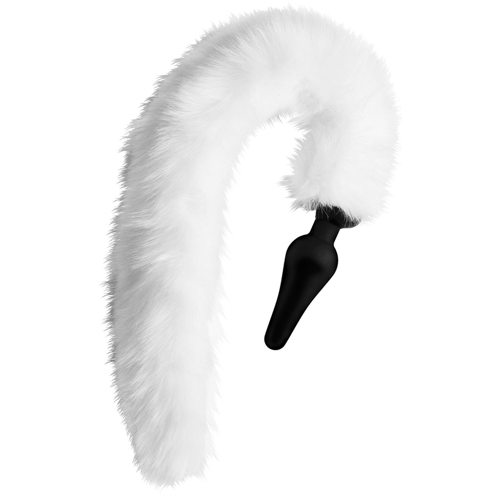 Tailz White Fox Tail Anal Plug & Ears Set PinkCherry Tailz White Fox Tail Anal Plug & Ears Set PinkCherry