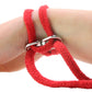 Cotton Wrist or Ankle Cuffs in Red
