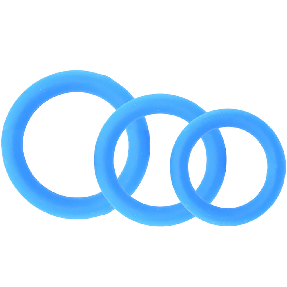Ram Silicone Cock Rings #1 in Blue – PinkCherry