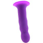 Squeeze-It Wavy Dildo in Purple