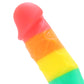 Colours Pride Edition 5 Inch Silicone Dildo in Rainbow