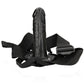Real Rock Hollow 6 Inch Strap-On in Black