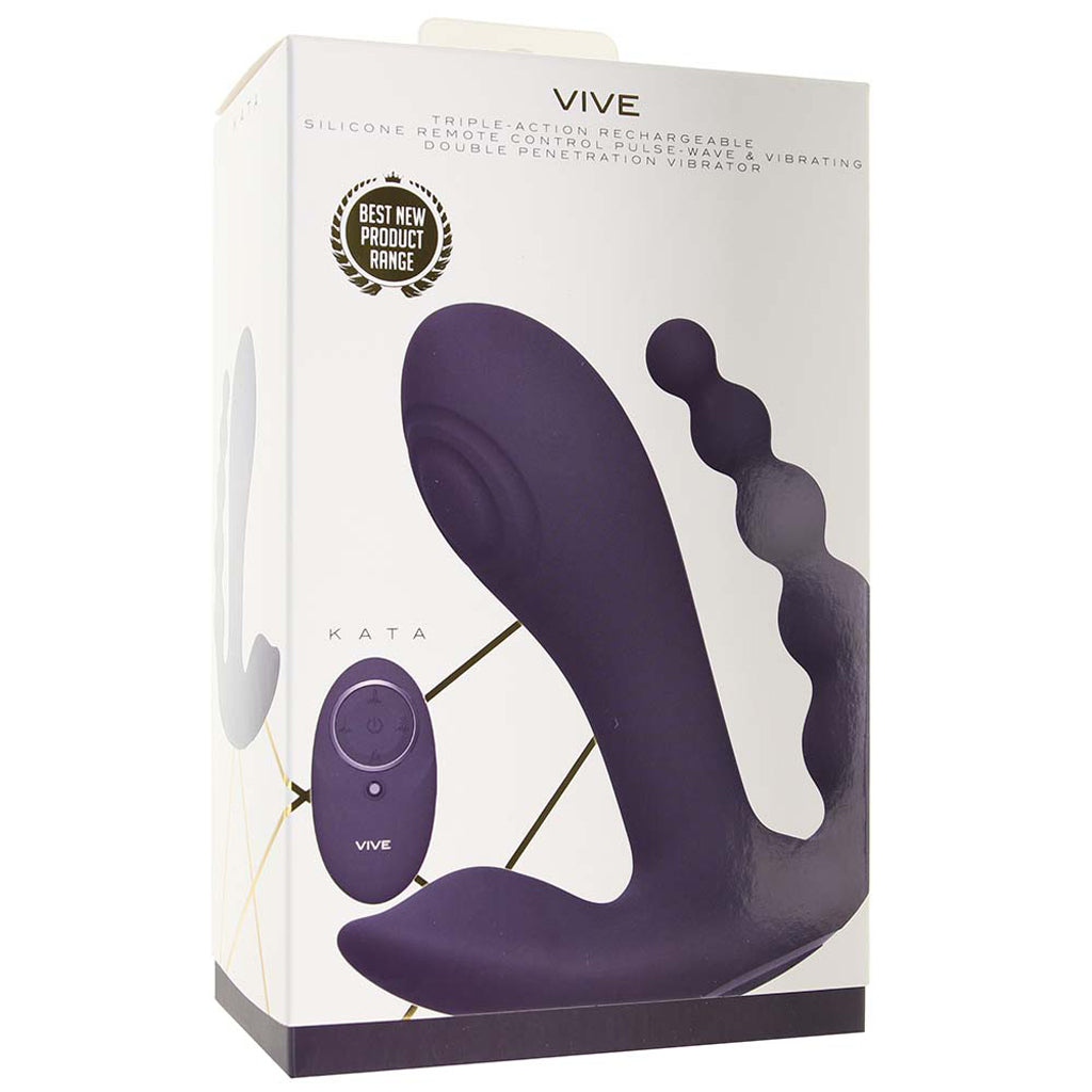 Vive Kata Pulse Wave Double Penetration Vibe PinkCherry Vive Kata Pulse Wave Double Penetration Vibe PinkCherry
