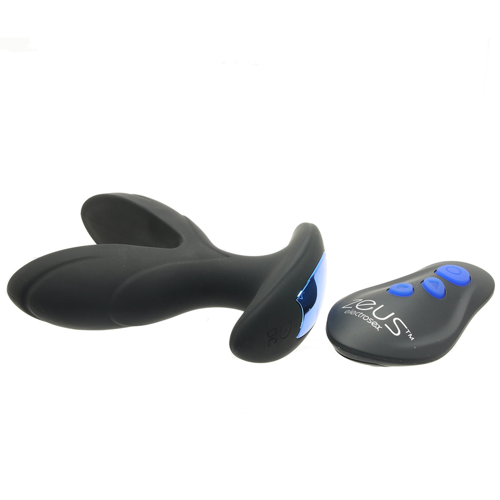 Zeus Electro-Spread Vibrating E-Stim Butt Plug PinkCherry Zeus Electro-Spread Vibrating E-Stim Butt Plug PinkCherry