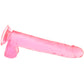 Size Queen 10 Inch Jelly Dildo in Pink