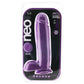 Neo Elite 10 Inch Dual Density Silicone Cock in Purple