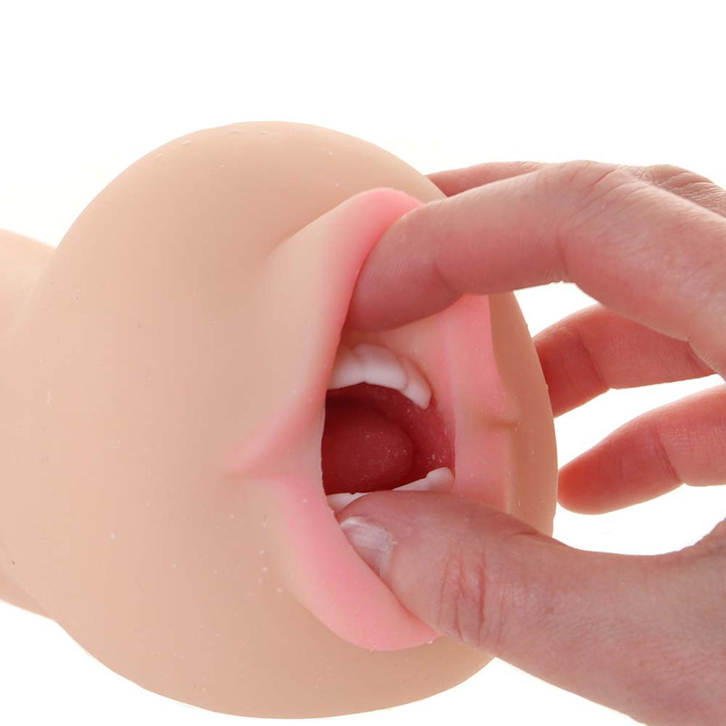 Stroke It Anatomical Mouth Stroker in Ivory PinkCherry Stroke It Anatomical Mouth Stroker in Ivory PinkCherry