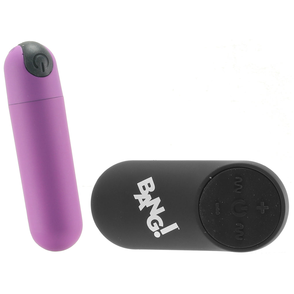 Bang! Remote Vibrating Bullet in Purple PinkCherry Bang! Remote Vibrating Bullet in Purple PinkCherry