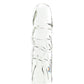 Blown Large Realistic Glass Dildo in Clear