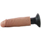King Cock 6 Inch Vibrating Suction Dildo in Tan