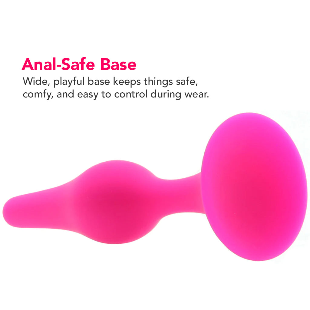 Luxe Beginner Silicone Butt Plug Kit in Pink PinkCherry Luxe Beginner Silicone Butt Plug Kit in Pink PinkCherry