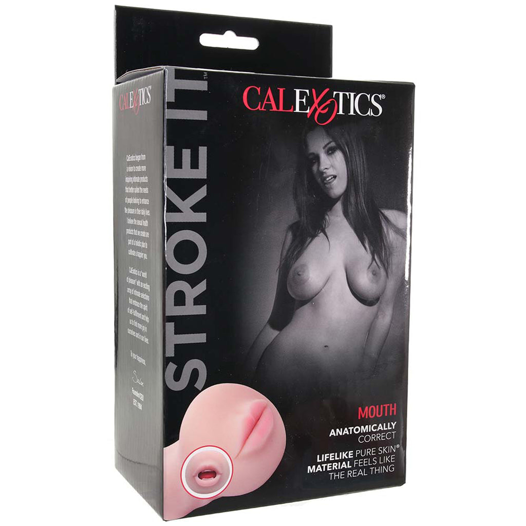 Stroke It Anatomical Mouth Stroker in Ivory PinkCherry Stroke It Anatomical Mouth Stroker in Ivory PinkCherry