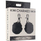 Charmed Pom Pom Nipple Clamps in Black