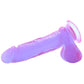 Crystal Jellies 8 Inch Realistic Cock with Balls