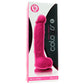 Colours 5 Inch Dual Density Silicone Dildo in Pink