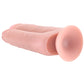 RealRock Double Trouble 7 and 8 Inch Double Dildo in Light