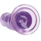 RealRock Crystal Clear Jelly 11 Inch Dildo in Purple