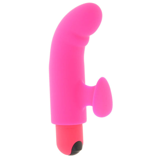 Sadie Silicone Finger Vibe in Neon Pink