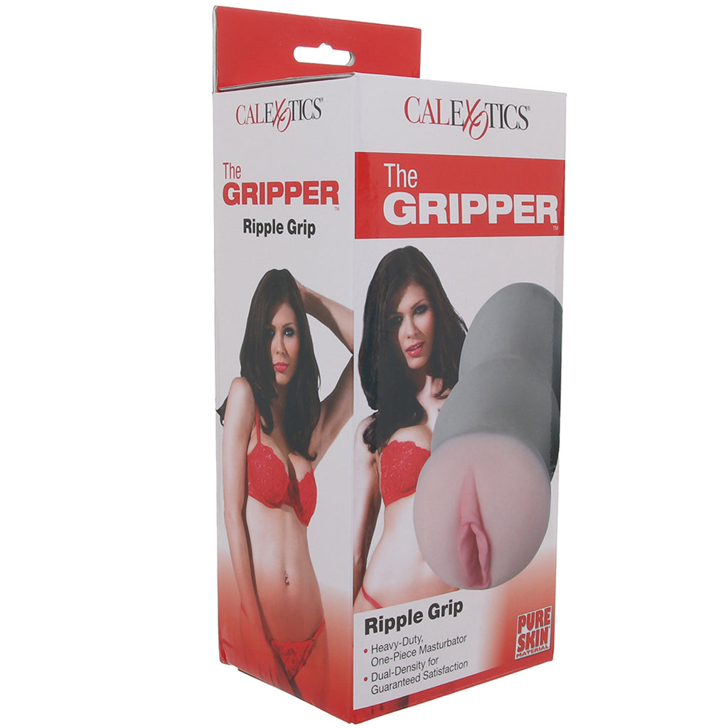 The Gripper Ripple Grip Masturbator PinkCherry The Gripper Ripple Grip Masturbator PinkCherry