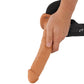 Real Rock Hollow 10 Inch Strap-On in Tan