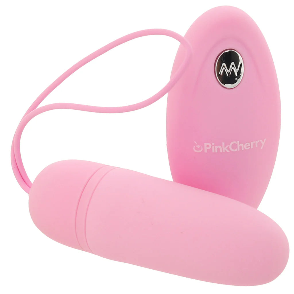PinkCherry Silicone Remote Bullet Vibe PinkCherry PinkCherry Silicone Remote Bullet Vibe PinkCherry