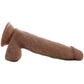Real Cocks #7 Dual Layered Bendable Dildo in Brown
