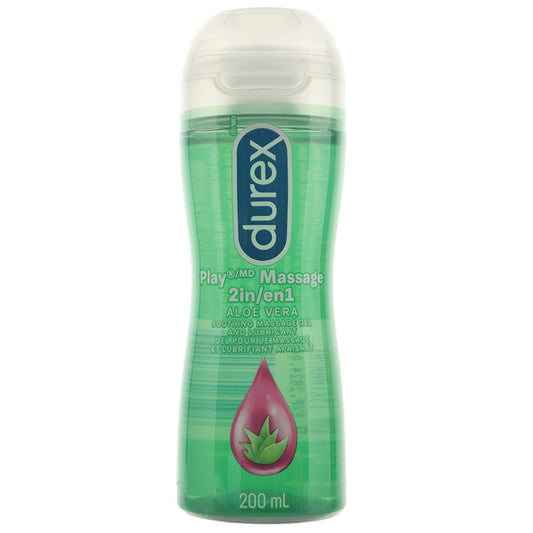 Play 2 in 1 Aloe Vera Massage Gel & Lubricant in 6.76oz/200