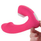 Together Internal Kisses Suction Vibe in Pink