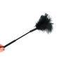 Feather Tickler 7 Inch in Black