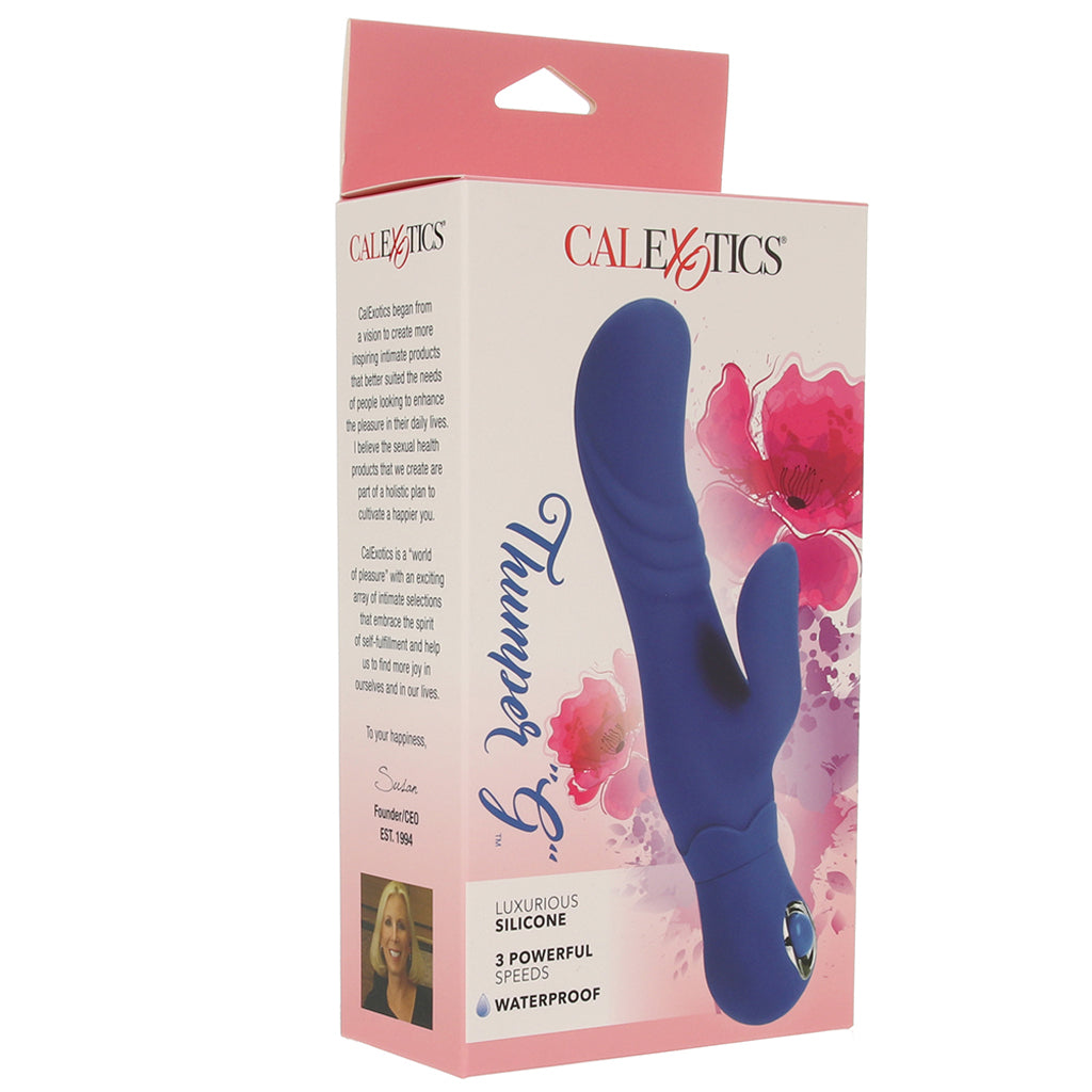 Posh Silicone Thumper G Vibe in Blue PinkCherry Posh Silicone Thumper G Vibe in Blue PinkCherry