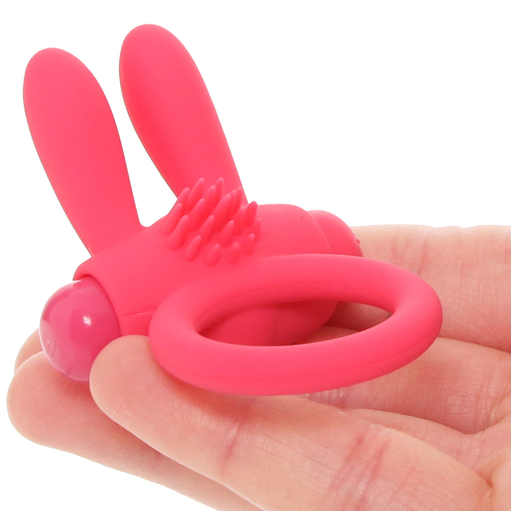 Neon Rabbit Vibrating Cock Ring in Pink PinkCherry Neon Rabbit Vibrating Cock Ring in Pink PinkCherry