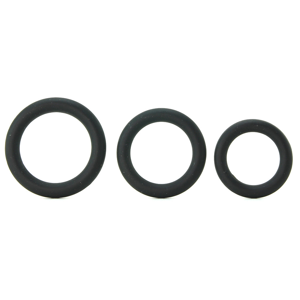 Ram Silicone Cock Rings #3 in Black – PinkCherry