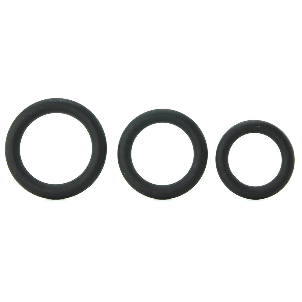 Ram Silicone Cock Rings #3 in Black – PinkCherry