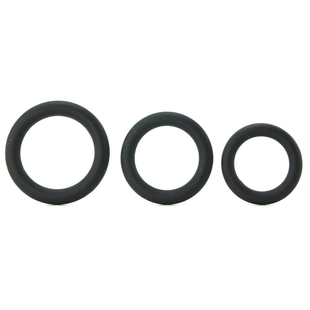 Ram Silicone Cock Rings #3 in Black – PinkCherry