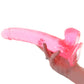 Size Queen 10 Inch Jelly Dildo in Pink