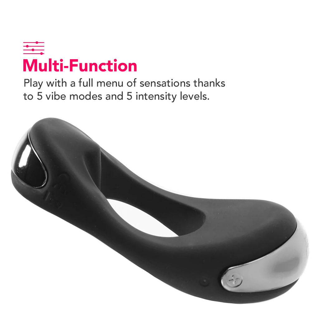 Atom Plus Vibrating Silicone Cock Ring PinkCherry Atom Plus Vibrating Silicone Cock Ring PinkCherry