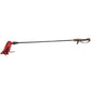 Riding Crop with Wooden Handle in Red