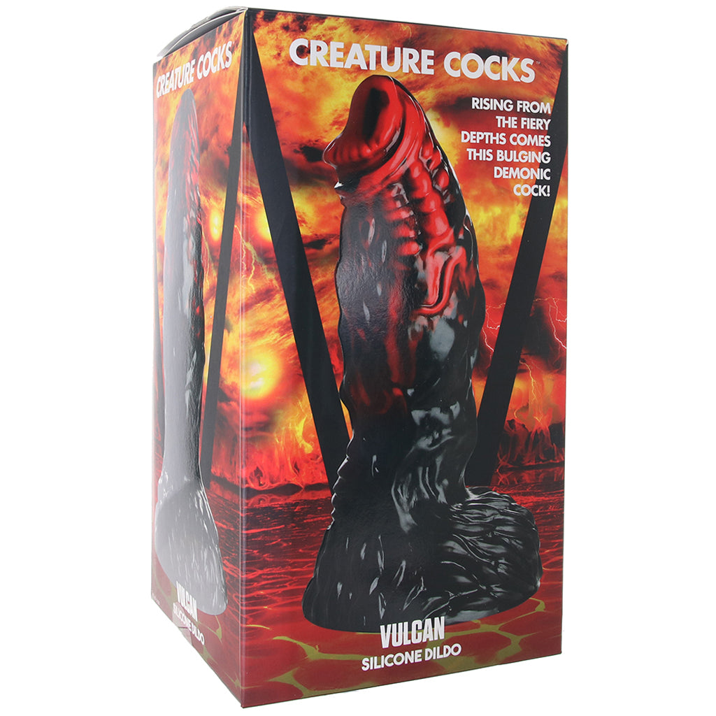 Creature Cocks Vulcan Silicone Dildo PinkCherry Creature Cocks Vulcan Silicone Dildo PinkCherry