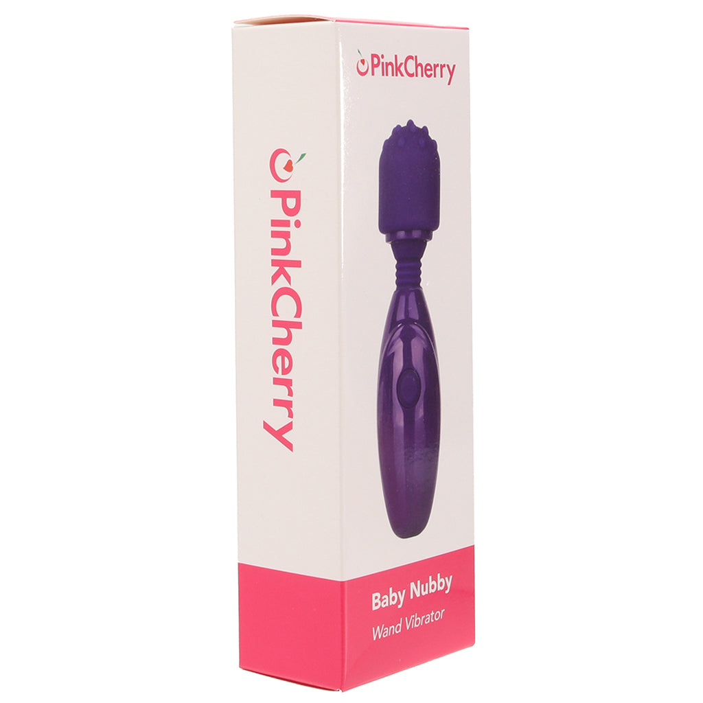 PinkCherry Baby Nubby Rechargeable Mini Wand Vibe PinkCherry PinkCherry Baby Nubby Rechargeable Mini Wand Vibe PinkCherry