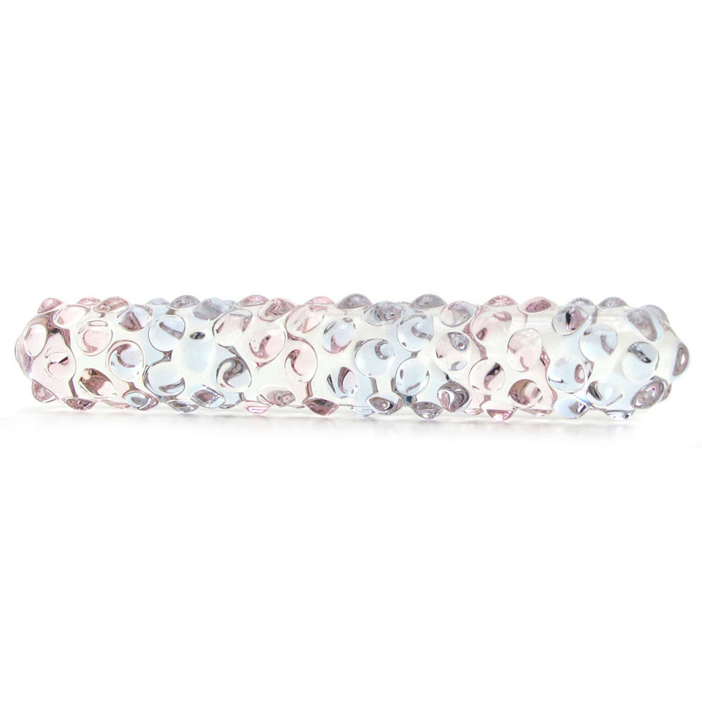Glas Purple Rose Nubby Dildo main image 0