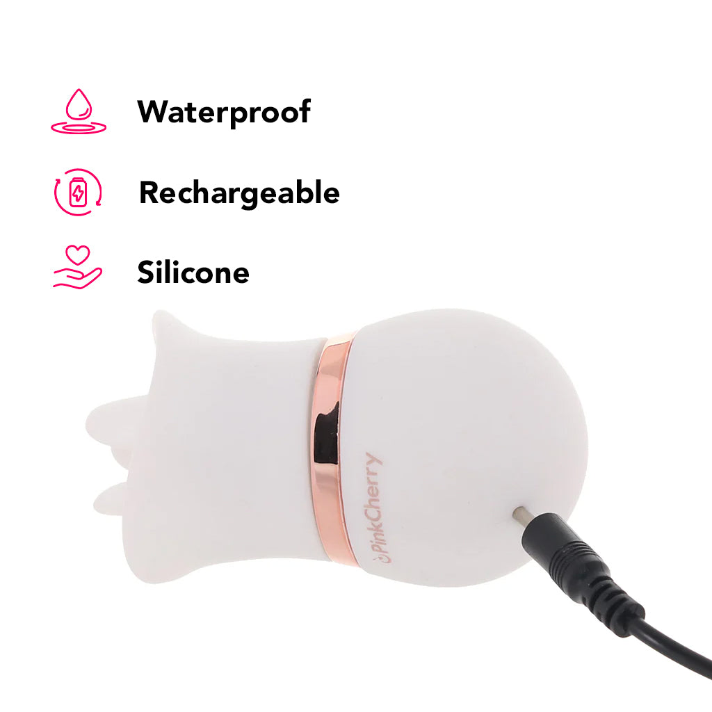 PinkCherry French Kiss Clitoral Stimulator Kit PinkCherry PinkCherry French Kiss Clitoral Stimulator Kit PinkCherry