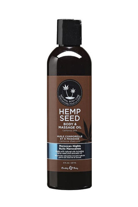 Hemp Seed Massage Oil 2oz/60ml in Moroccan Nights
