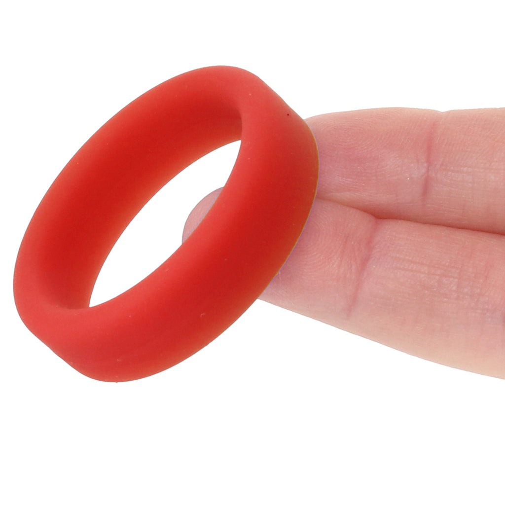 Soft Silicone C-Ring in Red PinkCherry Soft Silicone C-Ring in Red PinkCherry